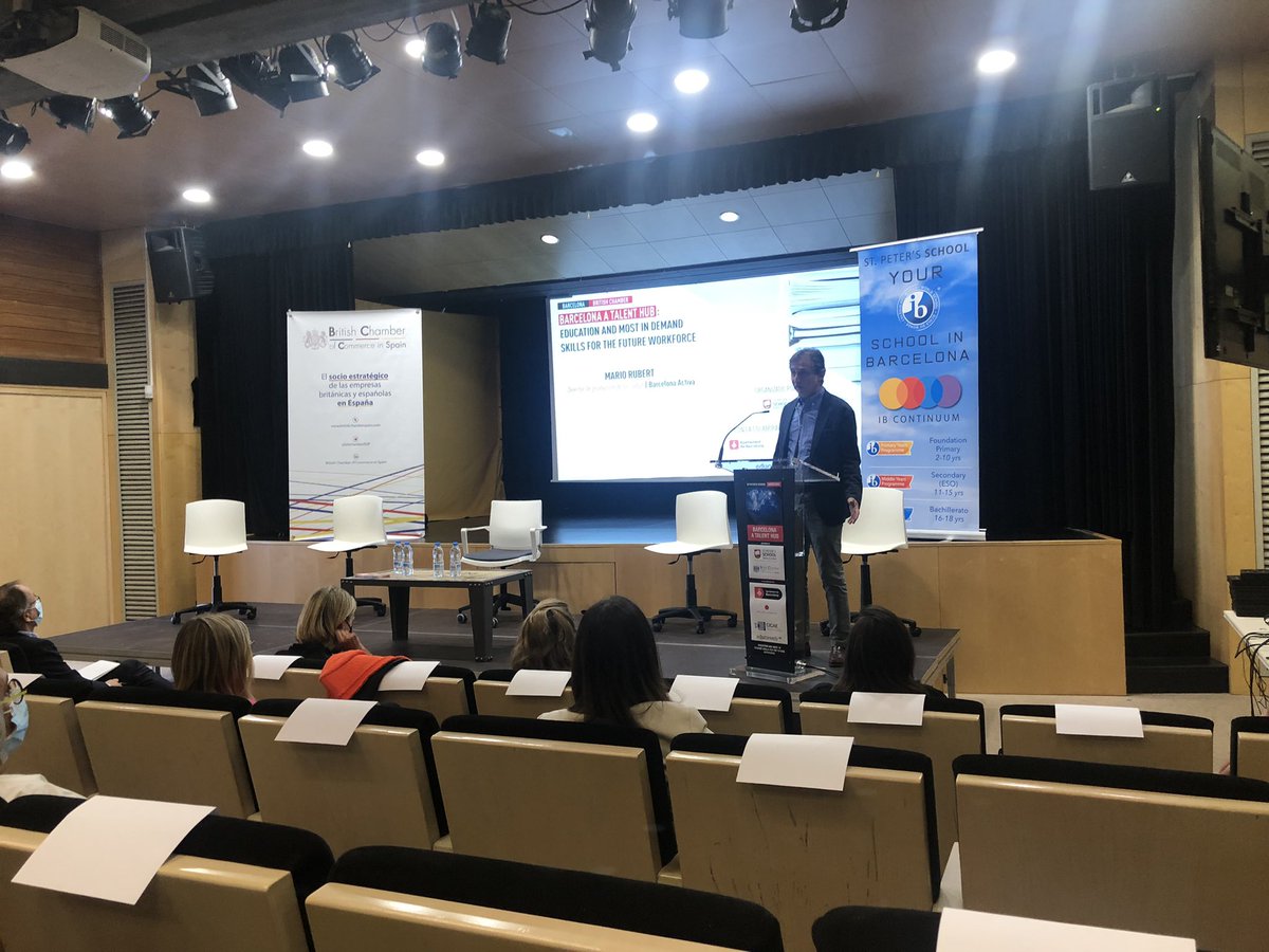 stpetersbcn's tweet image. “Barcelona, a talent hub” es la oportunidad perfecta para reunir empresas, colegios y centros educativos para discutir sobre talento, comunidad internacional y educación de futuro #exponentiallearning