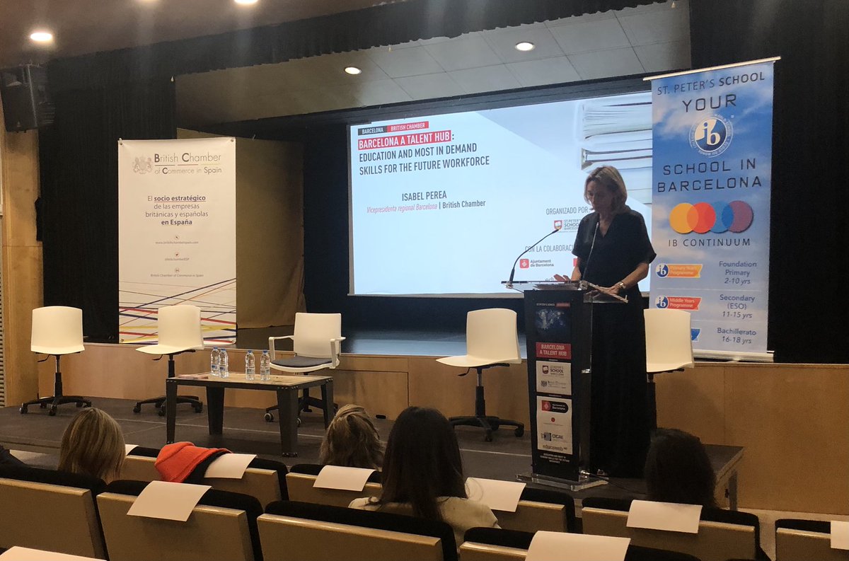 stpetersbcn's tweet image. “Barcelona, a talent hub” es la oportunidad perfecta para reunir empresas, colegios y centros educativos para discutir sobre talento, comunidad internacional y educación de futuro #exponentiallearning