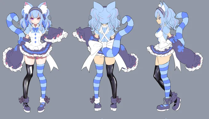 神耶ノエルちゃん3面図載せておかなきゃ 
