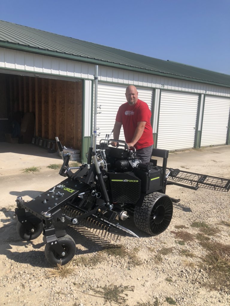 mdstewie's tweet photo. Another delivery of a @ABISportsTurf Force. Thank you @TBTSportsIowa https://t.co/O1Q2duxd5Y
