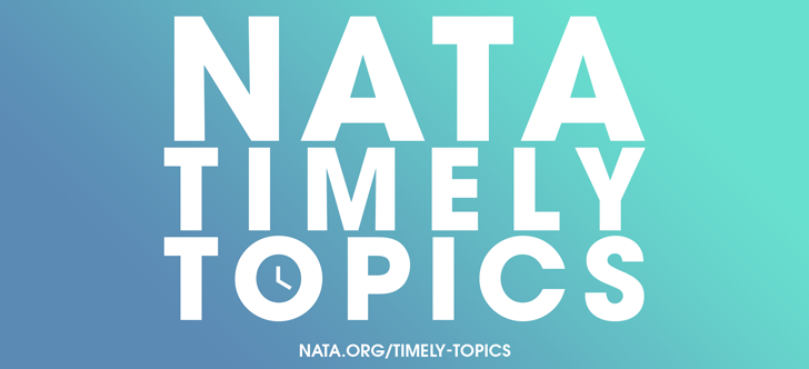 The next event in the NATA Timely Topics Series is “The AT and Mental Health (fueled by <a href="/GPPartner/">Gatorade Performance Partner</a>),” starting at 11 a.m. CDT Oct. 12. Bhrett McCabe, PhD, will cover mental health tips for ATs as well as their patients. Registration is open now. nata.org/nata-timely-to…