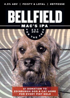 MacBark's tweet image. A thread. We were blown away by the support of the #BTPosse following Mac’s early passing&amp;amp;wanted to do something positive in his memory. Our amazing friends at the @TheBellfield have stepped above &amp;amp; beyond with a limited edition Mac’s IPA for sale in aid of @EdinDogCatHome 1/