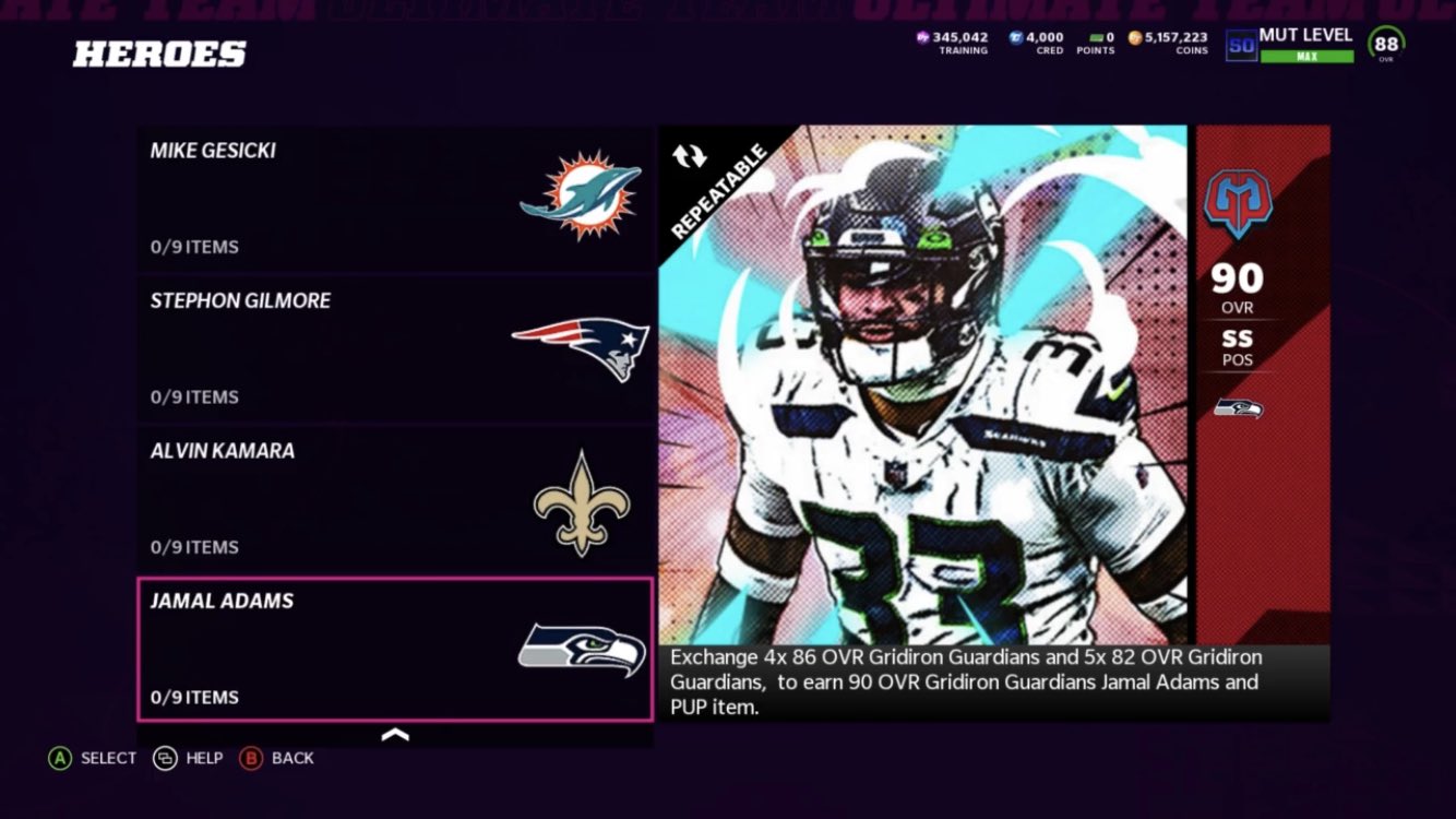 Madden NFL 23 Ultimate Team Database