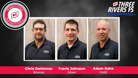 Congratulations to the Three Rivers FS Crop Specialists that were recognized at the Western Region Winner's Circle event. Winner's Circle is a program that rewards Crop Specialists who meet specified criteria based on seed sales.