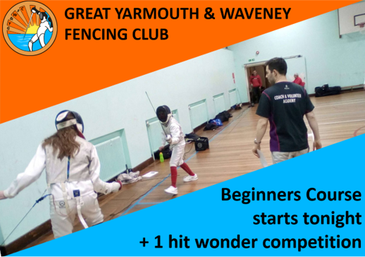 Great Yarmouth & Waveney Fencing Club tweet media