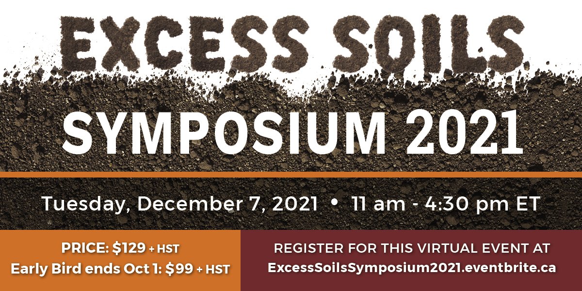 Environment Journal (@enviro_journal) on Twitter photo This year, for the first time ever, the Excess Soils Symposium will cross provincial borders and provide a national perspective on #ExcessSoils regulations. Find out how to optimize your project management while staying in compliance.
Info + Registration: environmentjournal.ca/excess-soils-sโฆ This year, for the first time ever, the Excess Soils Symposium will cross provincial borders and provide a national perspective on #ExcessSoils regulations. Find out how to optimize your project management while staying in compliance.
Info + Registration: environmentjournal.ca/excess-soils-sโฆ