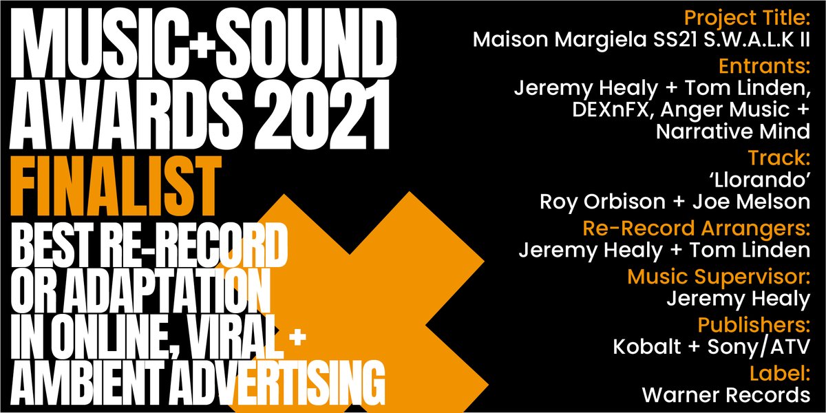 Music+Sound Awards tweet media