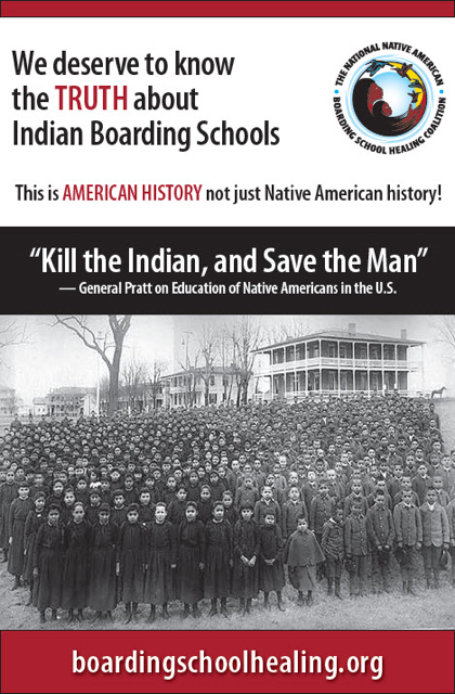 2/4:.. Many don't know about #IndianBoardingSchools because it was never taught as a part of U.S. History. The stories are difficult and heartbreaking. Indian children were forcibly abducted by government agents, sent to church-run schools and beaten, starved, or otherwise..
