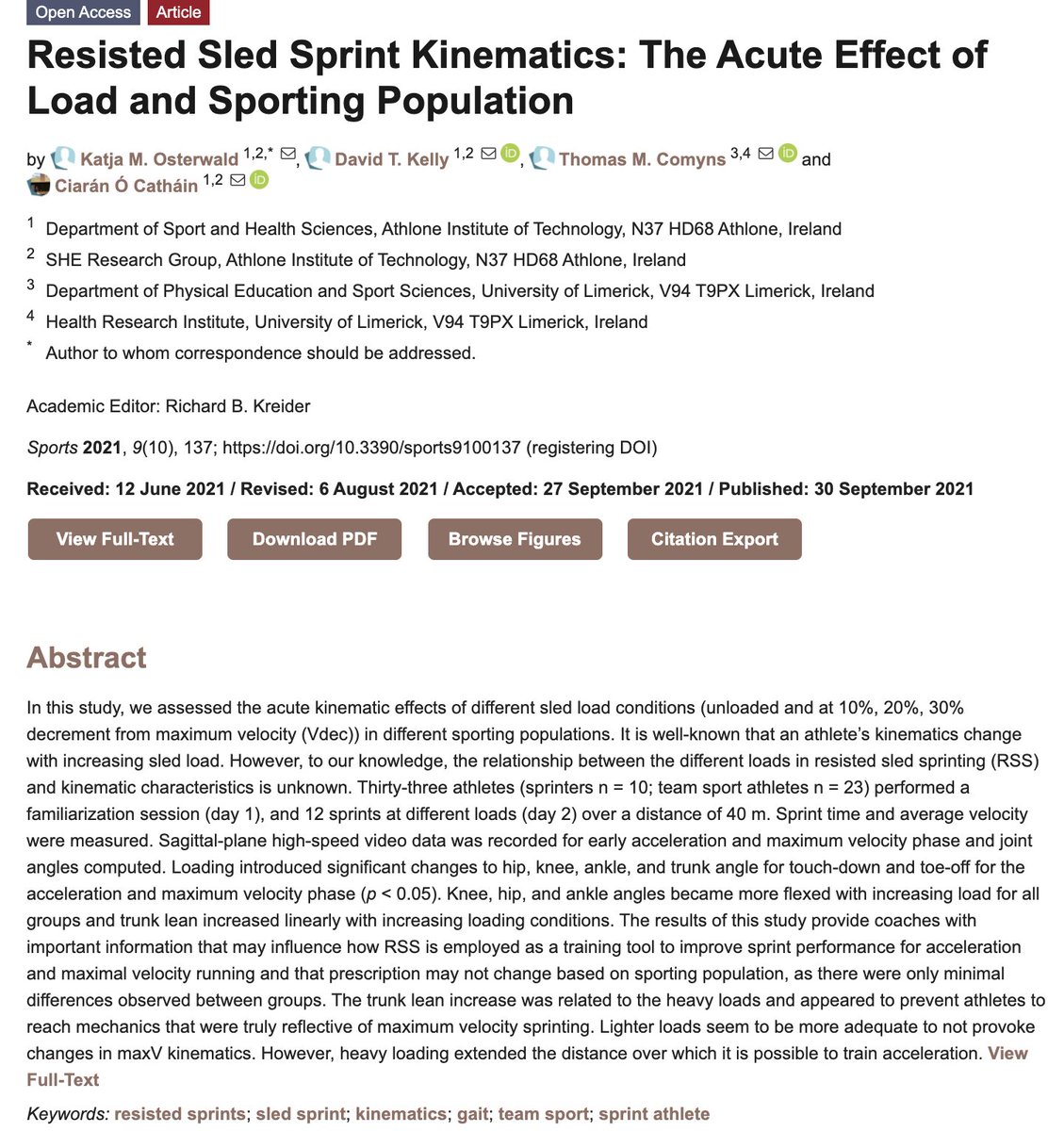 TUS SPRINT Study tweet media