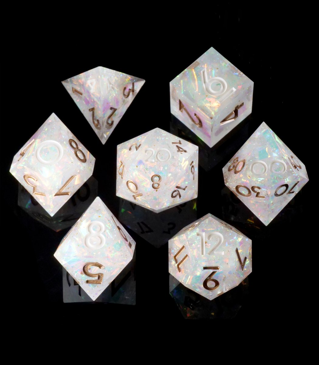 dispeldice's tweet image. ✨ GIVEAWAY✨

To celebrate our store's opening on 10/04 @ 12PM PT, we're giving away 2 sets of Gilded Starlight! There will be a selection from our first collection IN STOCK! 

Rules:
1. RT/Follow/Like
2. 2nd winner chosen from our email list! Sign up @  dispeldice.com/signup!