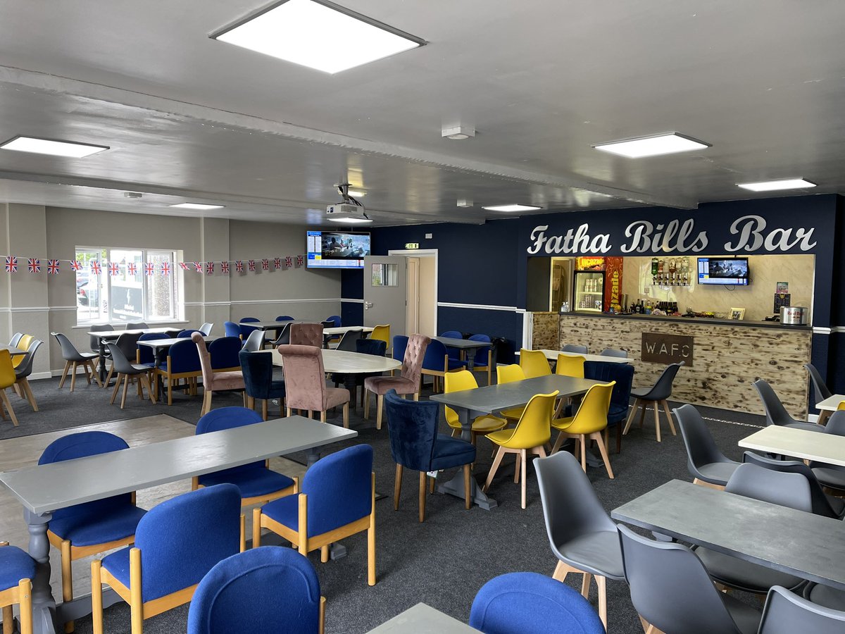 whitehavenafc's tweet photo. ⭐️⚽️ Brand new menu for “Fatha Bills” ⚽️⭐️                                                                 
 Just in time for a 50th party tomorrow! 

Take a look at our new menu and recently refurbished bar! 

Stocking a large range of alcoholic and soft drinks! https://t.co/03ouMABvaG