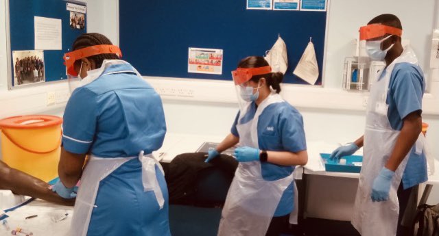 Busy day of Venepuncture training in Clinical Skills today 💉🩸Supporting colleagues on Ward 4, EOU, DSU FGH &amp; Ward 33 RLI #PatientCare