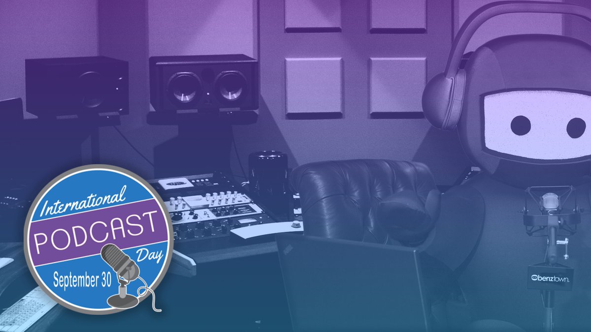 benztownradio's tweet photo. Happy #InternationalPodcastDay! If you’re a podcaster you know how important the sound &amp; imaging of a podcast is. Luckily we’ve got a special gift to celebrate because we think all podcasts deserve to sound as good as possible!
 
Claim your free gift: https://t.co/5hZbwNWt3P https://t.co/ueEPGri0eS