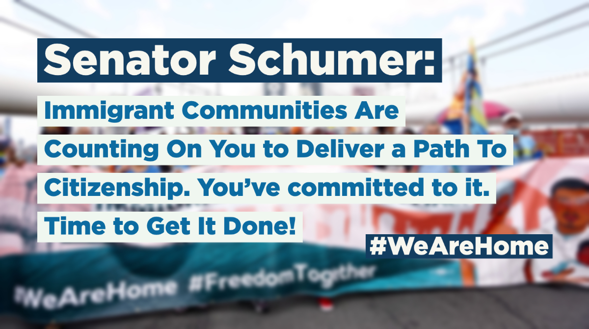 MakeTheRoadPA's tweet photo. “We are frankly OUTRAGED by the Senate parliamentarian’s most recent opinion which is just that, an opinion." - @YariMendez05, @MaketheRoadNY Co-Director of Organizing @SenSchumer & Dems must proceed as planned to ensure a #Path2Citizenship is part of this package! #WeAreHome https://t.co/VTVeUNBFVO