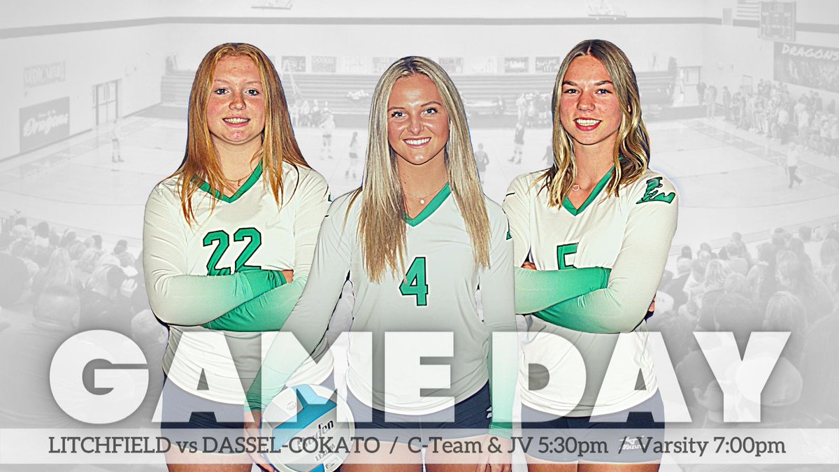 Game Day! 

🏐 vs <a href="/DCChargerVB/">Charger Volleyball</a>
⌚️ C &amp; JV-5:30, V-7pm
📍 Litchfield High School

#golitch