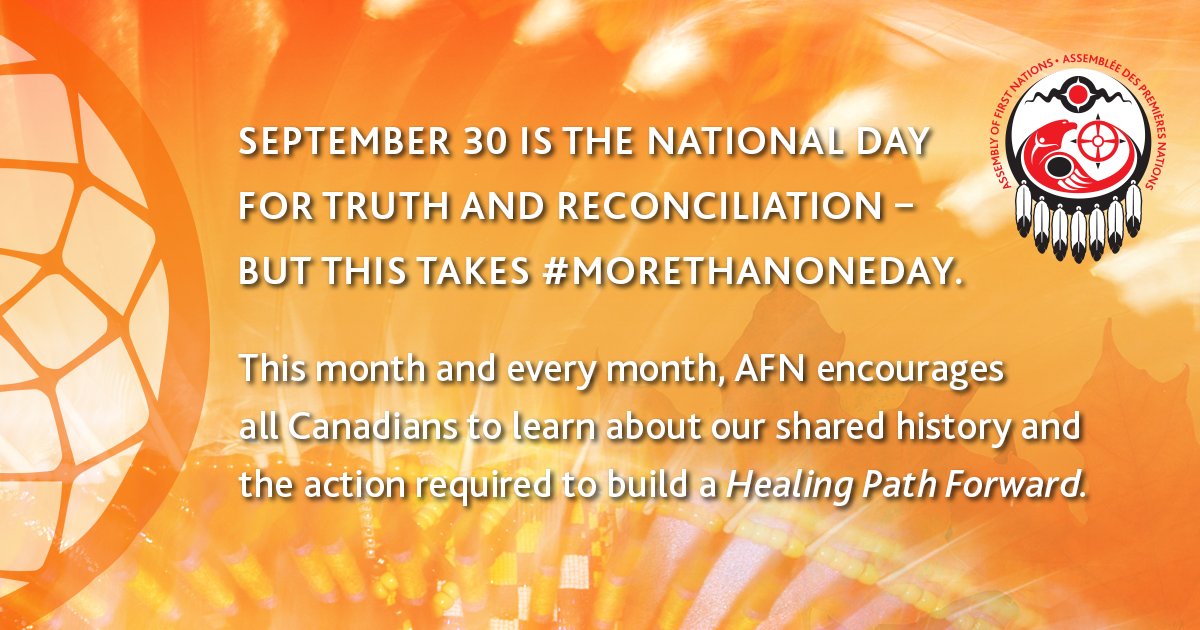#DidYouKnow 70% of Canadians believe schools tend to understate what happened at #ResidentialSchools? 

Learn about its harmful legacy in the #AFNToolkit: education.afn.ca/afntoolkit/

#MoreThanOneDay #EveryChildMatters #OrangeShirtDay #NTRC