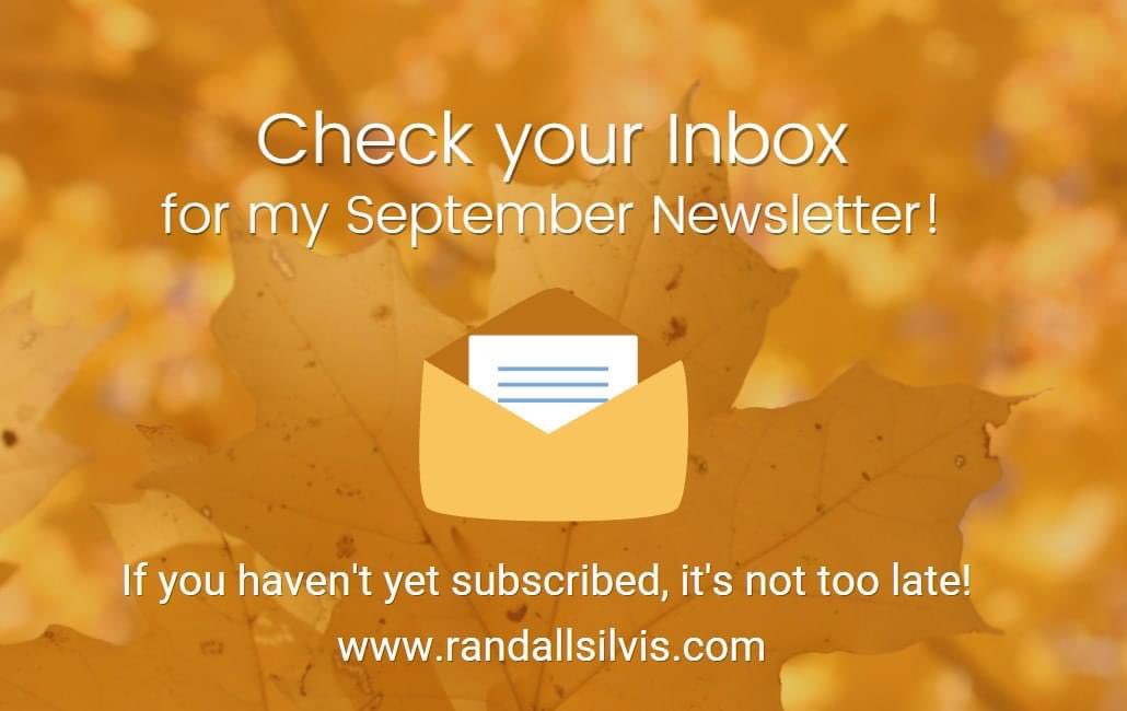 Author Randall Silvis (@randall_silvis) on Twitter photo The September edition of my FREE newsletter is out! Get writing tips, news, photos, etc in your inbox every month. Subscribe for FREE at my website:
randallsilvis.com
<a href="/randallsilvis/">Randall Silvis</a> <a href="/Pennwriters/">Pennwriters</a> #writerslife #writingcommmunity #writingtip The September edition of my FREE newsletter is out! Get writing tips, news, photos, etc in your inbox every month. Subscribe for FREE at my website:
randallsilvis.com
<a href="/randallsilvis/">Randall Silvis</a> <a href="/Pennwriters/">Pennwriters</a> #writerslife #writingcommmunity #writingtip
