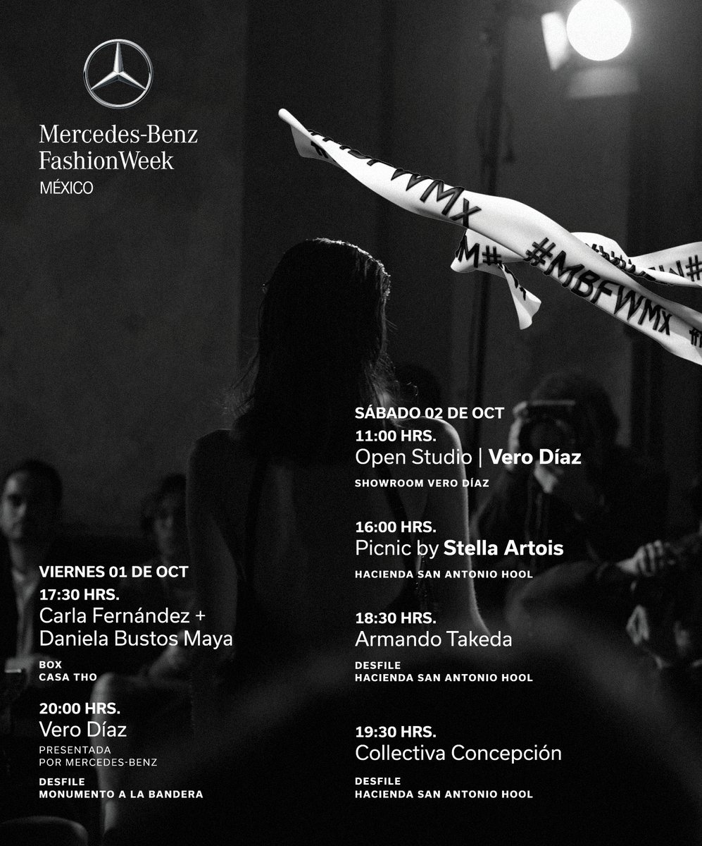 fashionweek_mx's tweet photo. ¡Comienza la cuenta regresiva! Un día para vivir la experiencia de #MBFW15 en Mérida. No te pierdas la cobertura a través de nuestras redes sociales. #MBFWMx https://t.co/uLOkQN2HWB