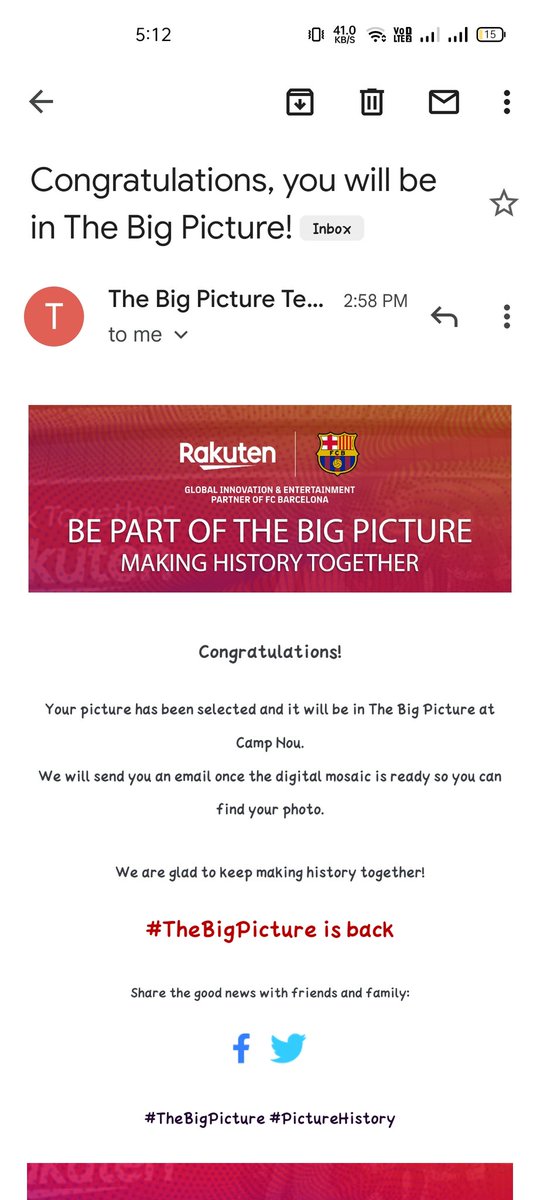ItsAngshuman02's tweet photo. I will be in #TheBigPicture at Camp Nou. Happy to be part of Barça history. Join me! @RakutenSports #TheBigPicture #PictureHistory #CampNou https://t.co/LDDA2u8yj0 https://t.co/cUpQLoUAwN