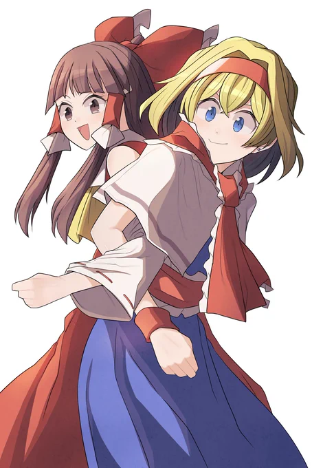 霊夢×アリス #東方Project #レイアリ