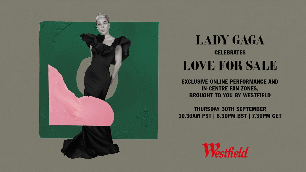 Tuning in to Live.Westfield.com for the #LoveForSale Lady Gaga virtual concert? Don’t forget to make use of the “Watch Together” function to enjoy the moment with friends! #music #culture #art