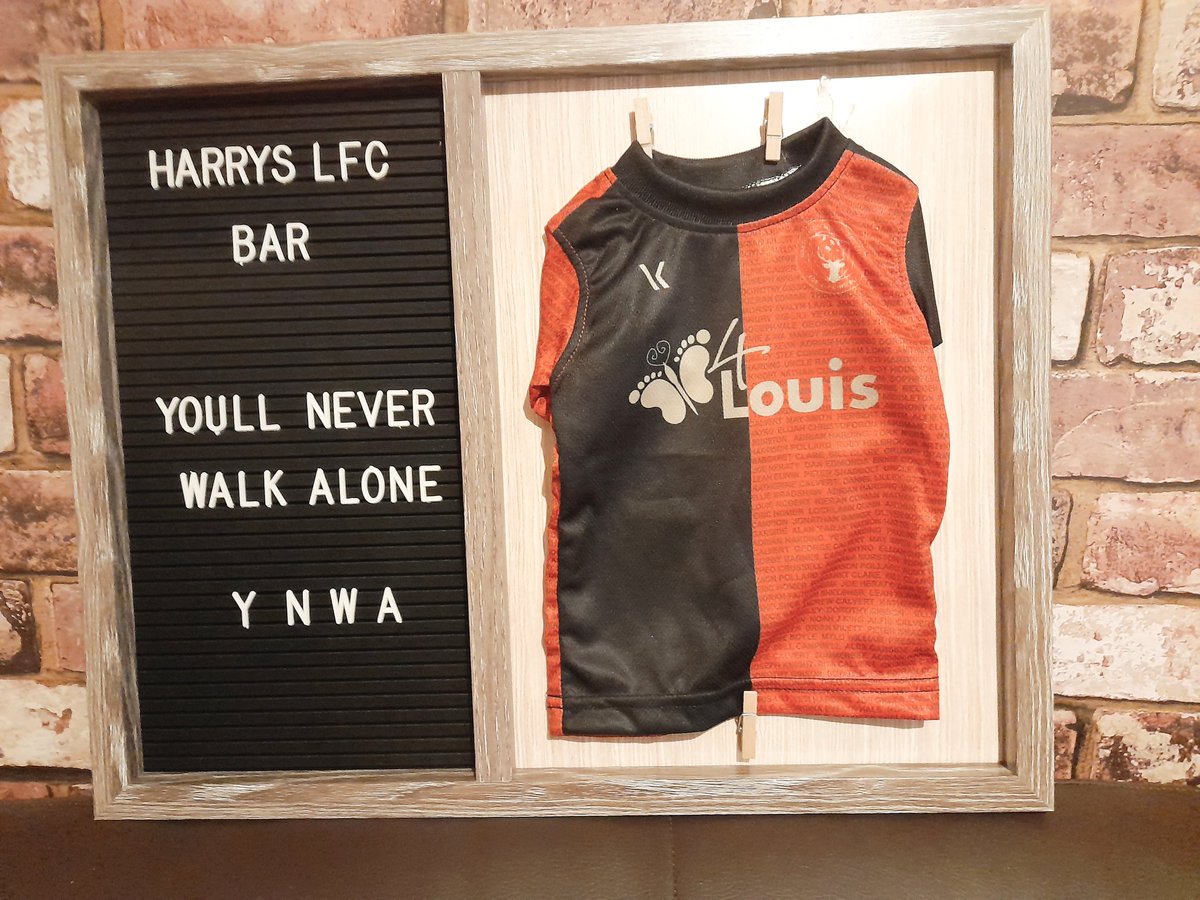 angel_parents's tweet photo. There are moments in my life that my heart breaks, &amp; heals at the same time. These football shirts were worn supporting a baby loss match, I sponsored our son's name to go on &amp; got hubby, and a tiny shirt to go in a frame, so our boy was with his dad in his bar. @Nine4Norah https://t.co/tNsxsHvbUv