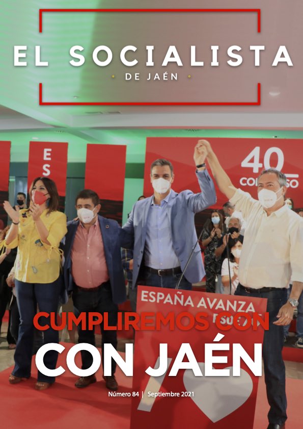 ElSocialistadeJ's tweet photo. 🔴🗞 #ELSOCIALISTAdeJaén

👉🏻 Como cada mes, os dejamos una nueva edición de nuestro periódico con entrevista a nuestro SG y candidato a la Junta @_JuanEspadas 

📲 Léelo completo ⤵️
https://t.co/vPFUM2zErR https://t.co/xUWqlUgN1C
