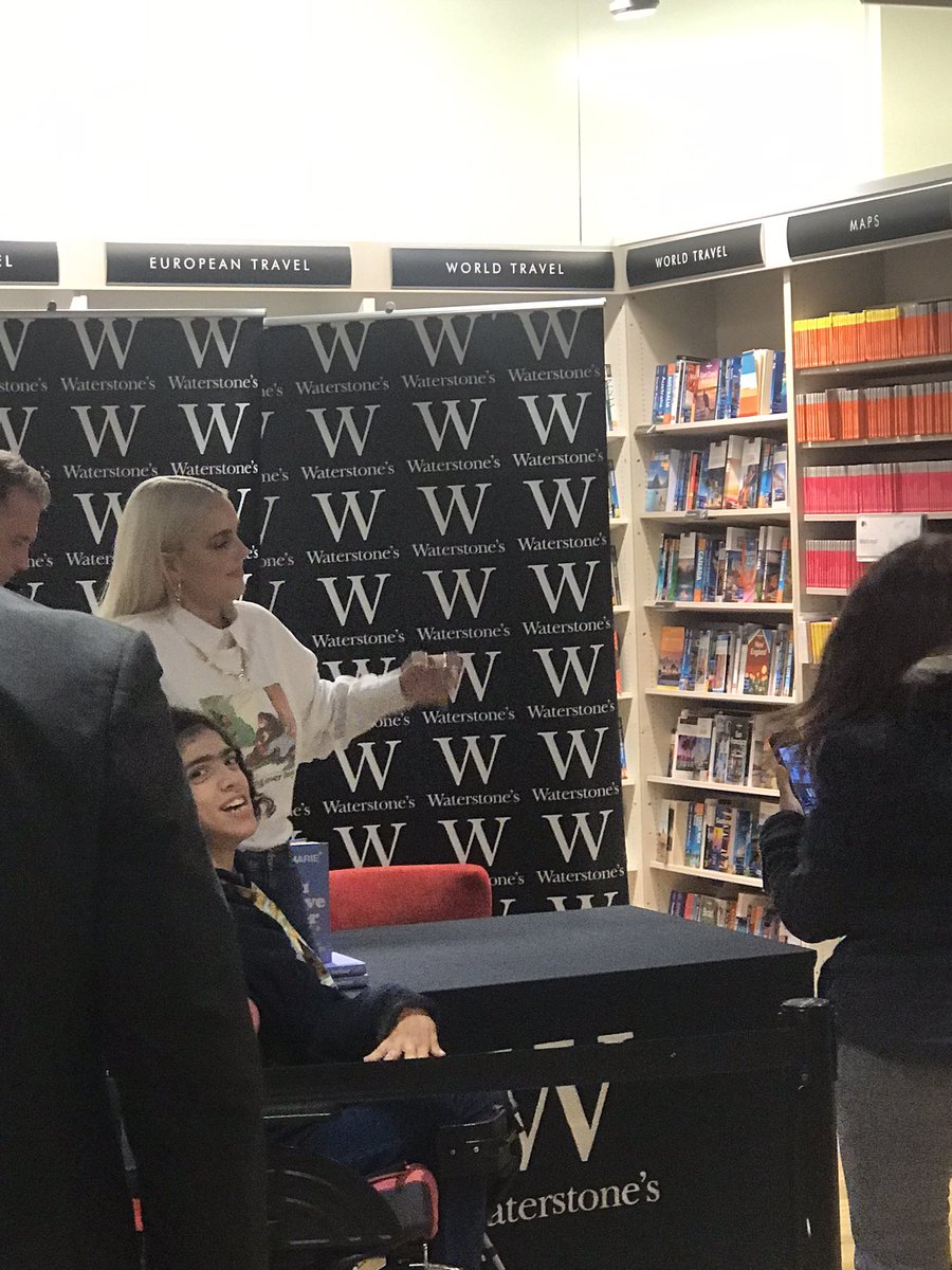 EmmaLarkins1986's tweet photo. So got to meet the beautiful @AnneMarie today at her book signing @Waterstones gutted she couldn’t sign my @ManUtd shirt. #therapy #annmarie #YouDeserveBetter #bookoutnow grab it why you can @AimeeCo08374281 @hunnycoops https://t.co/0FMJLoLNSo