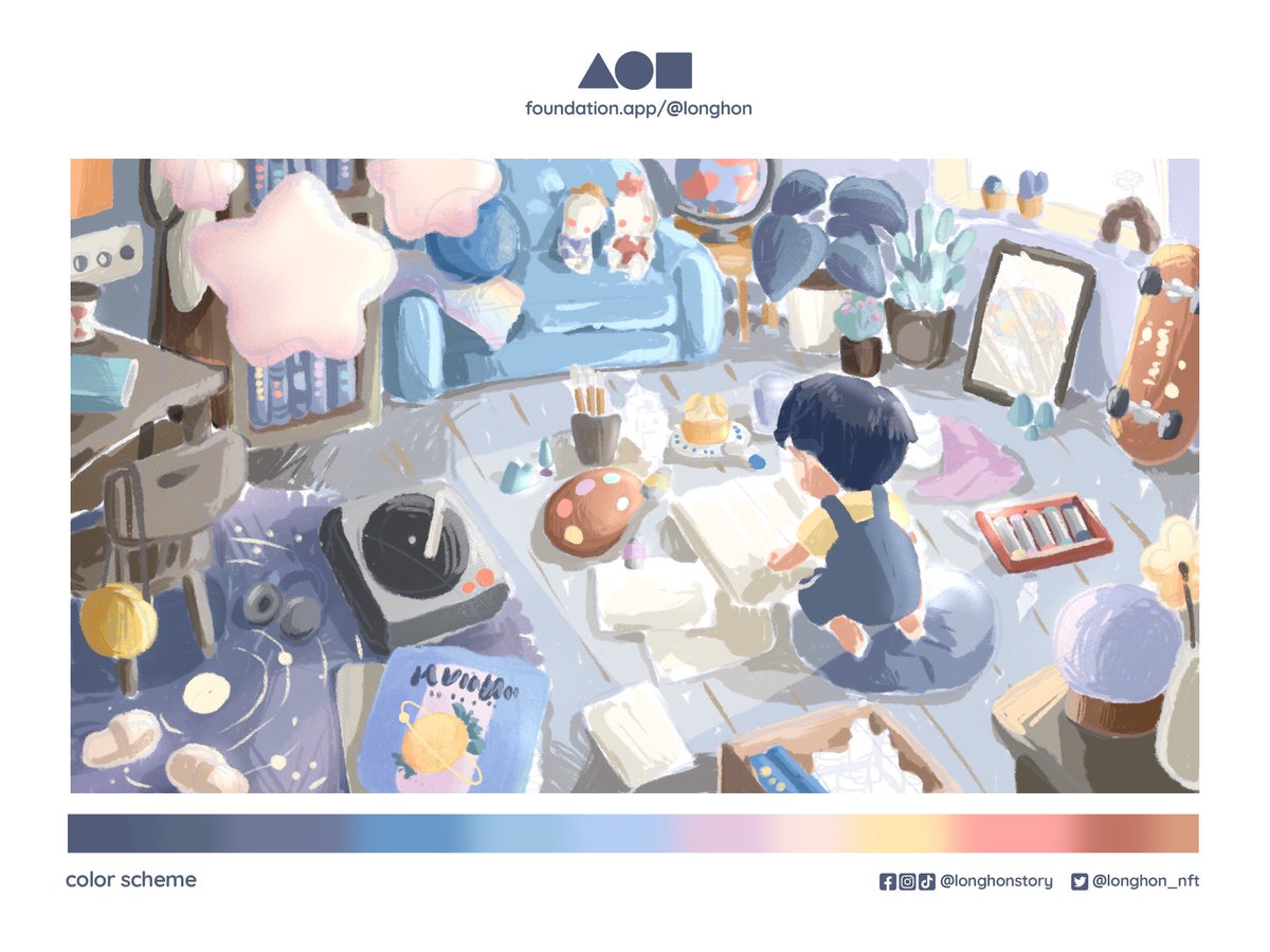 longhon_nft's tweet image. my first work on @withFND 
This is the color scheme of this piece.
▲●■  foundation.app/@longhon

#FoundationNFT #nftart #NFTs #NFTCommunity