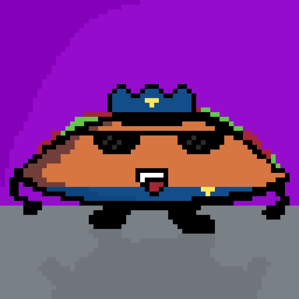 TACOIN_'s tweet photo. The Taco Cop is the law. 

https://t.co/o4riqiPxP5

#NFT  #NFTcommunity #NFTs https://t.co/3MgIZHaWnn