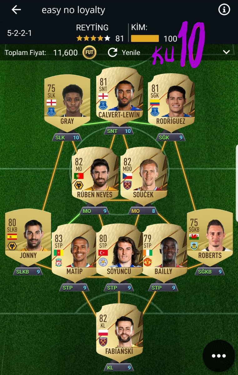 ⚜️Kardo Kurma Görevi⚜️
⚜️Karma Uyruklar⚜️
💠FUTBIN sürekli açık olsun
💠KU4 ve KU6 mantığını kavramanız için alanlara ayrıldı. Bronz kartları kendiniz seçmelisiniz.
💠Maç yapmadan(sadakata gerek yok) tamamlanabilir.