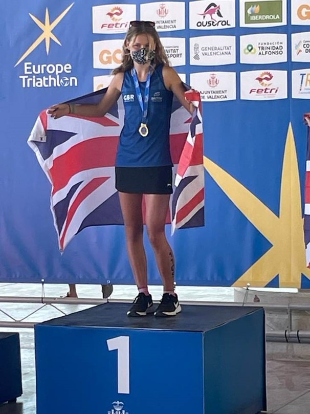 Congratulations to our very own Maddie Hughes in yr11 who last week represented Great Britain women’s team in the U20 European Triathlon Championships which she won the event in Valencia!!! Well done Maddie, what an achievement!!