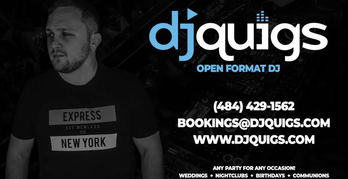 DJ_Quigs's tweet photo. Contact me to DJ your next event! https://t.co/3oUFFYMeJz