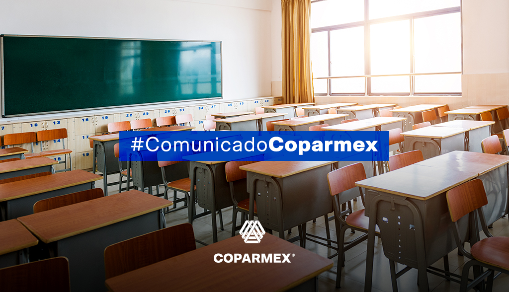 Desde #Coparmex consideramos que no existe razón alguna ni objeto real para crear la #NOM237, las escuelas particulares deben considerarse como prestadoras de servicios educativos, no como establecimientos mercantiles. #ComunicadoCoparmex 👇 cpmx.me/3io4orD