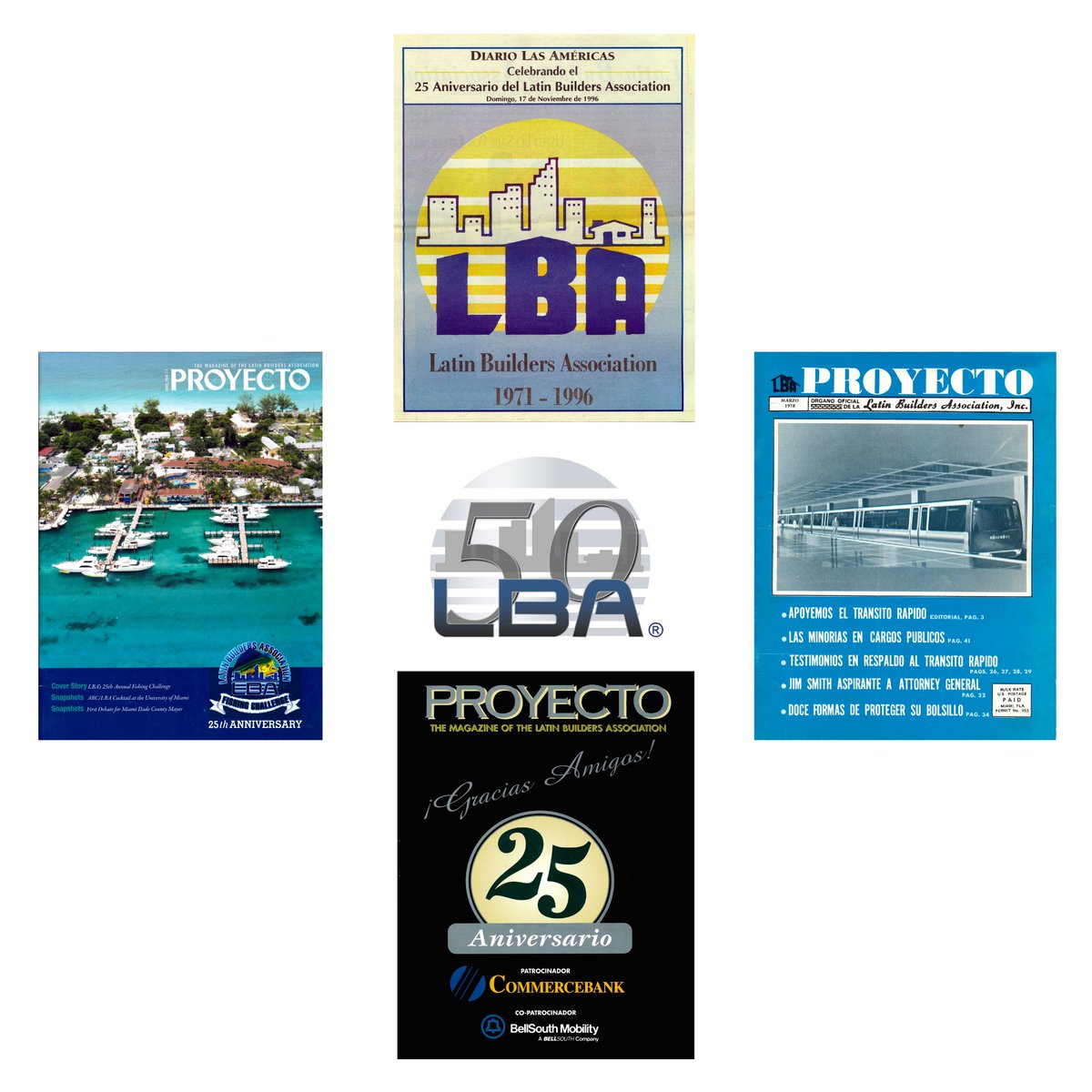 LBAOrg's tweet photo. Happy birthday to us! 🎉 Since being established in 1971 by a group of #SouthFlorida subcontractors, the #LatinBuildersAssociation has grown to become the largest #Hispanic construction association in the United States. Here’s to another 50 years! #LBA50 https://t.co/oHXIu6xket