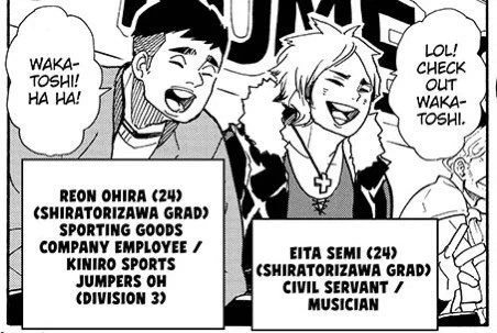 in our other corner we have SEMI EITA. part time emo suga, part time nb legend (source: just trust me), part time musician, part time fashion disaster. he's got great brows, a face that could cut glass, but can his horrible choice in fashion be excused? 🎸 