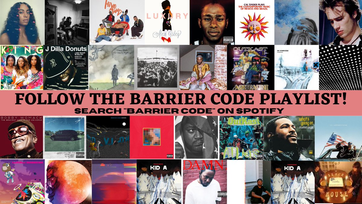 barrier_code's tweet image. Listen to the Barrier Code playlist to hear the music playing with the creation of Barrier Code’s Work.

loom.ly/hv97kbg

#BarrierCode #BarrierMusic #SoundsOfBarrierCode #BarrierCodePlaylist