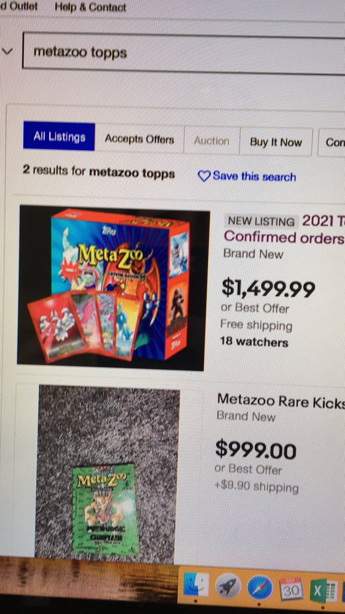 chrcusano's tweet photo. @MetaZooGames it’d be great if you helped out the folks who got bamboozled by this completely shady Topps release today. As it’s “just missed it” on Topps site….here’s EBay right now https://t.co/nJMYChLPU5