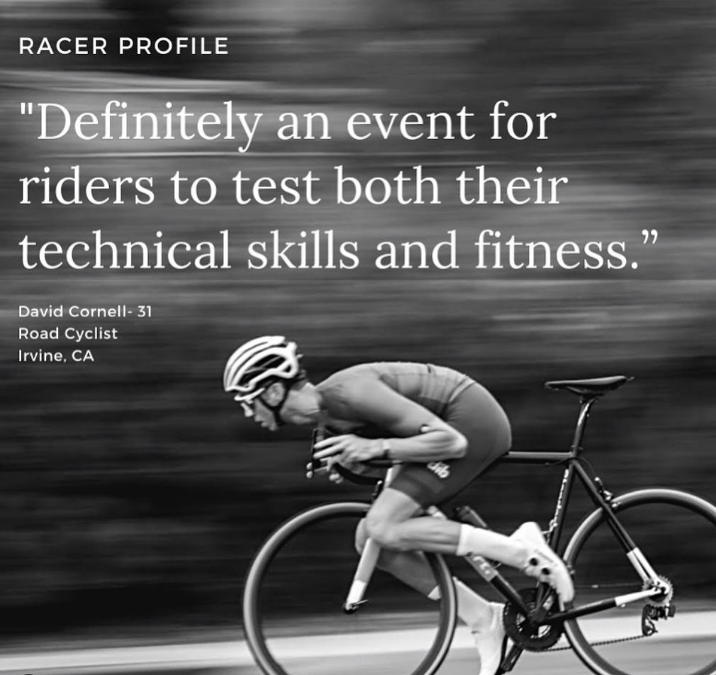 critcrossrace's tweet photo. Q&amp;A with David Cornell:

"CritCross is unlike any other events in cycling and sure to bring out new challenges for everyone participating. It is definitely an event for riders to test both their technical skills and fitness in a very different setting."

#critcross https://t.co/7JpxSGIYWl