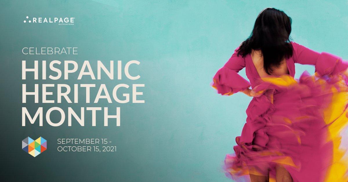 RealPage's tweet photo. RealPage applauds the impact of our Hispanic/LatinX influencers & announces the newly formed HOLA Employee Resource Group to bring awareness within RealPage of the various Latin countries & their cultures. Learn more: https://t.co/Lh39fjInFh. #HispanicHeritageMonth #Work4RP https://t.co/ziTT80KX5v