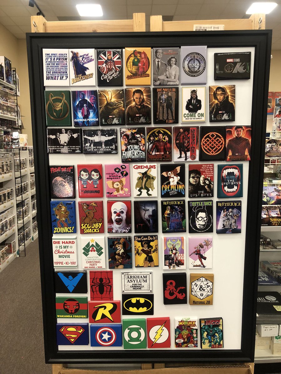 It’s Spooky Season and we just restocked the magnets! Come and get some!