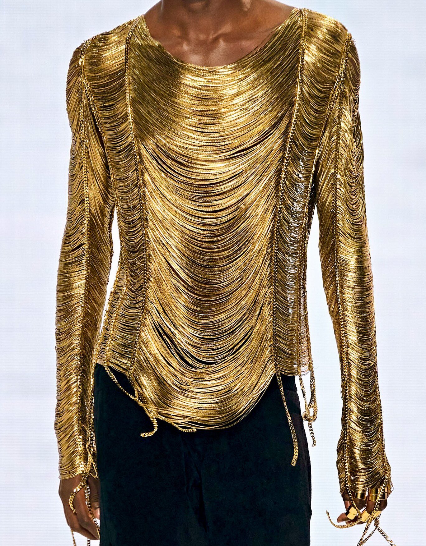 Gold chain top outlet