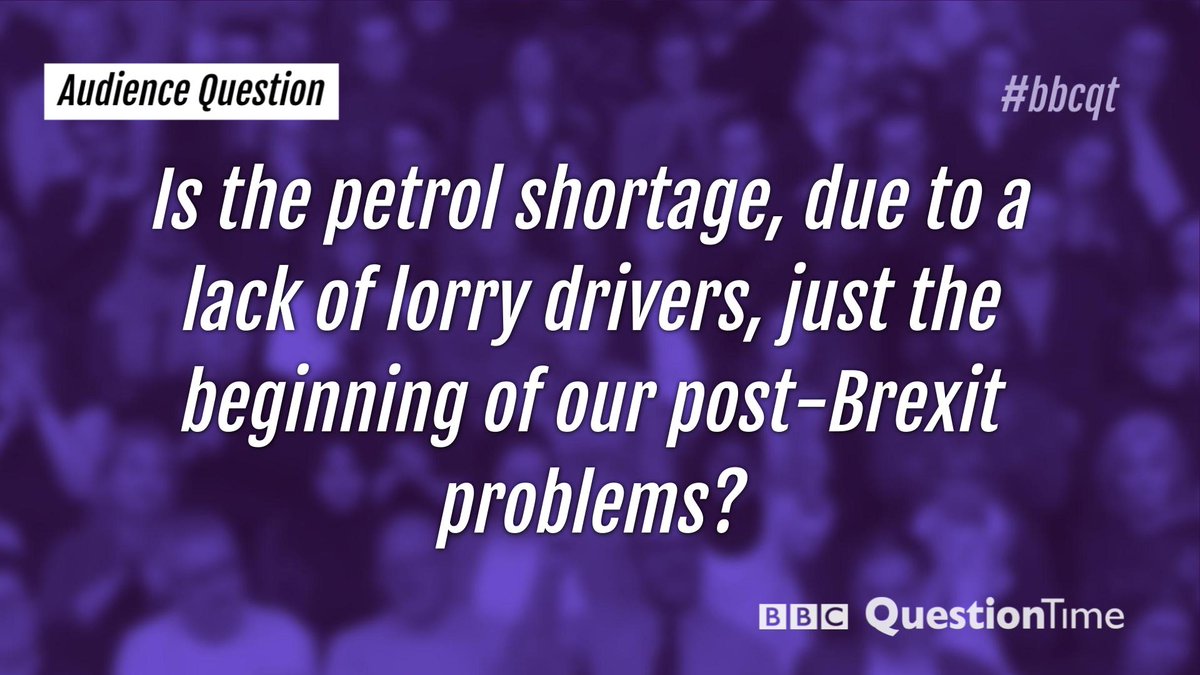 BBC Question Time tweet media