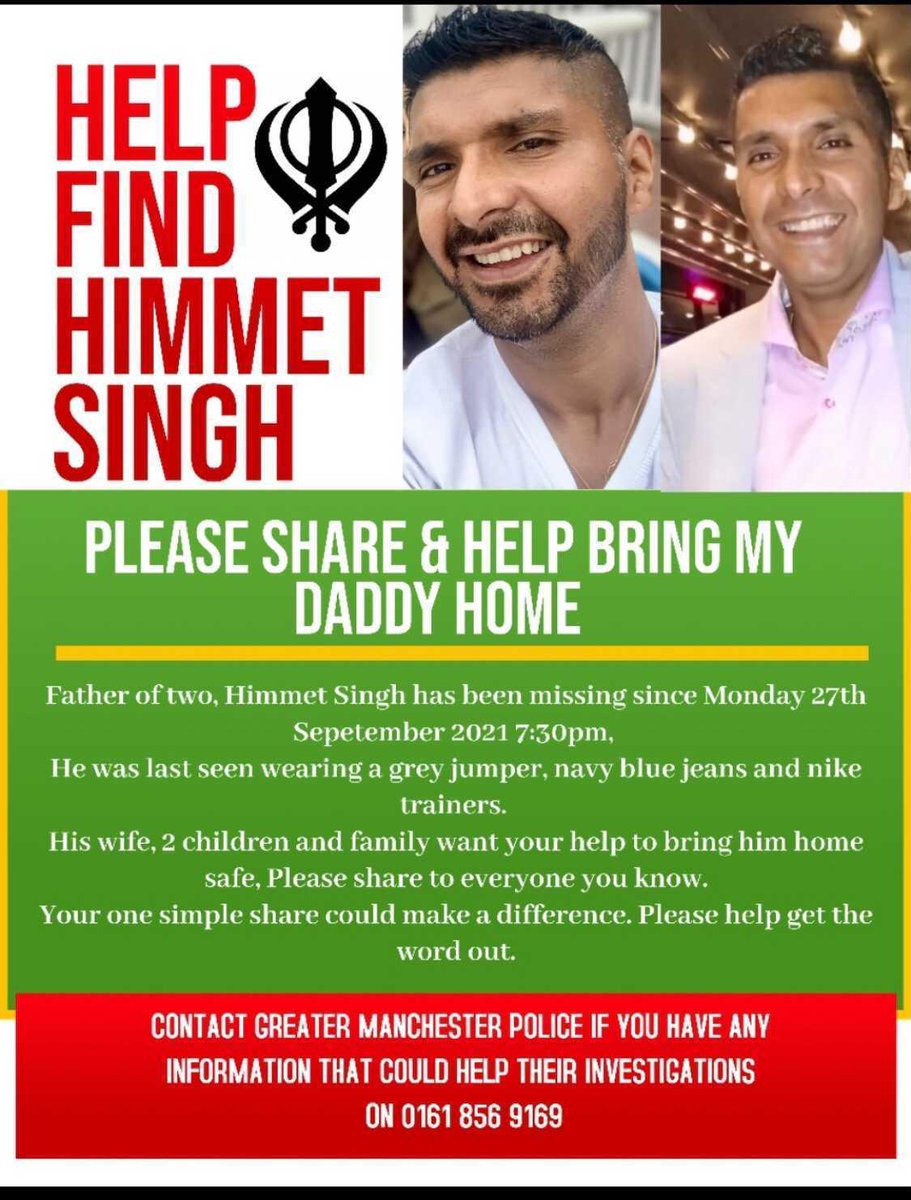 SikhPA's tweet photo. MISSING PERSON

PLEASE SHARE https://t.co/TJj9balxFT