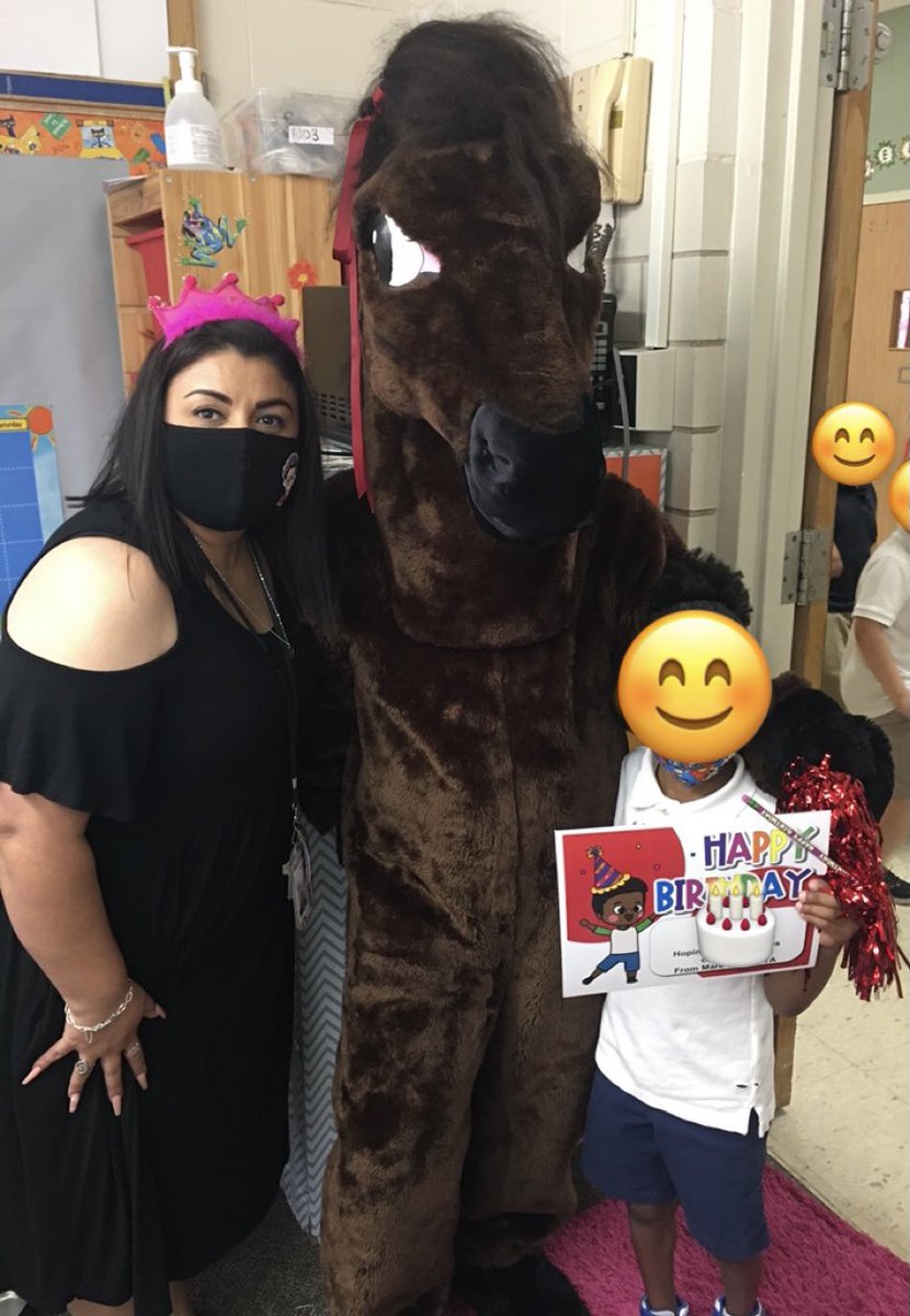 MTEMustangsPTA's tweet photo. Mighty the Mustang made a couple of appearances this past week as we celebrated some birthdays! #risdpoweroflove @MTEMustangs https://t.co/pouJJZT7s1