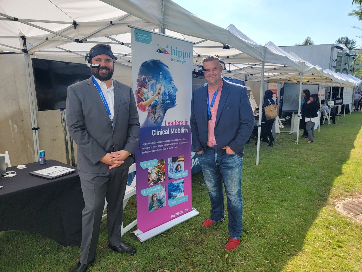 Check out our President &amp; Co-founder, <a href="/BCHtech/">Brian Hamilton</a>, and our Chief of Staff, Brent Hopkins, showcasing the Hippo Virtual Care platform at the <a href="/Qualcomm/">Qualcomm</a> #SmartCities Accelerate 2021 conference in San Diego!