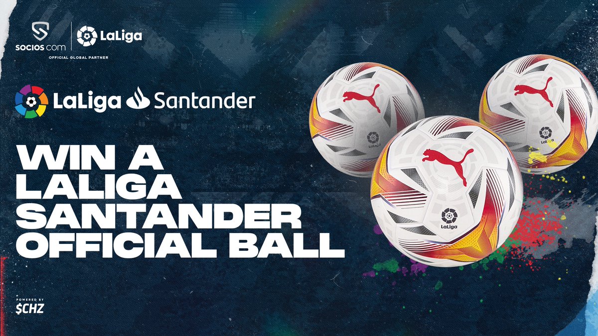 socios's tweet photo. 🇪🇸Your wish, our command. To celebrate our partnership with @LaLiga, we're giving away 5 official 2021/22 balls.

To Enter: 
✅Follow
✅Reply with your favourite LaLiga team
✅Retweet

Winners drawn at random on 07/10. https://t.co/6tWlmsoRAT