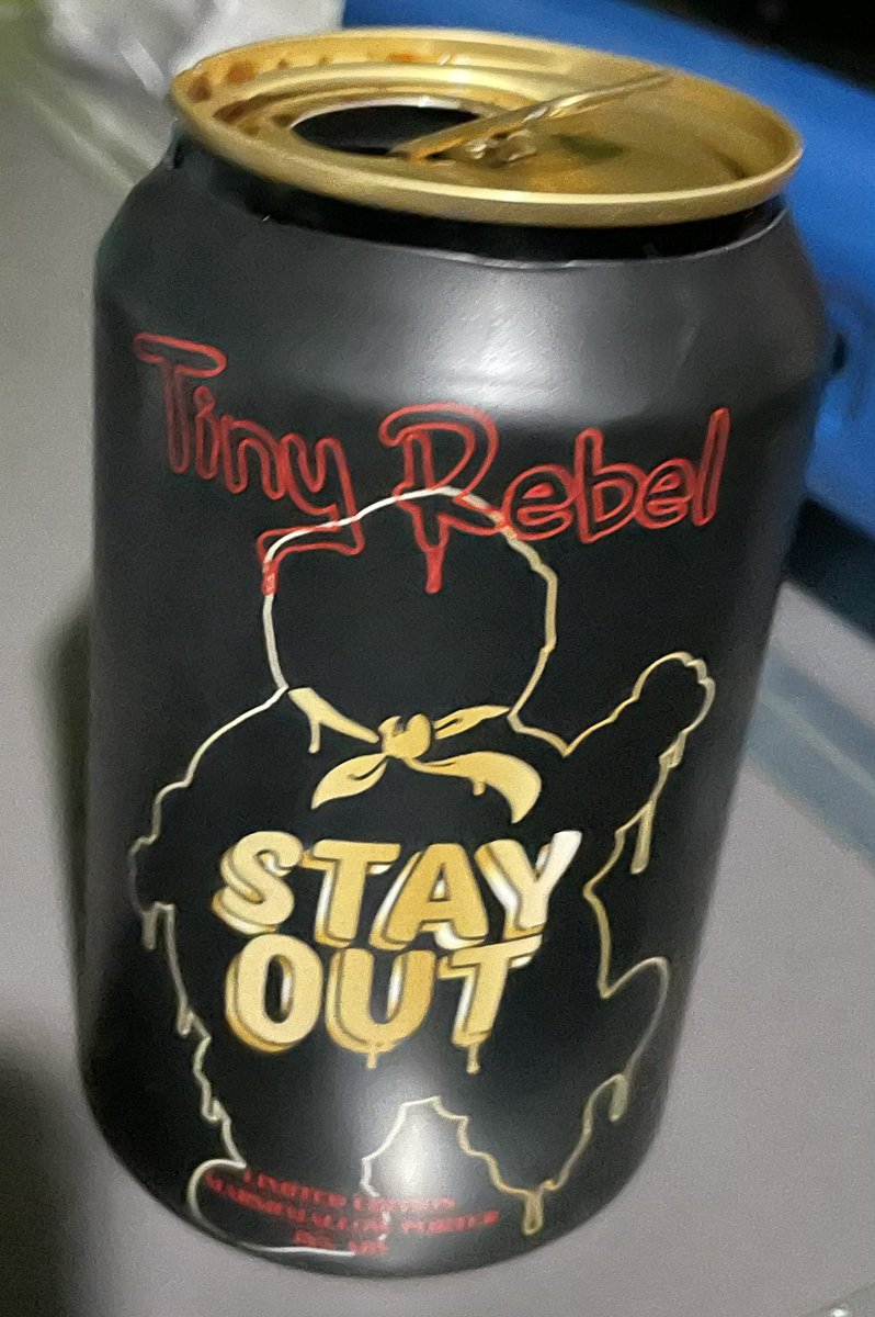 Out camping and came across this bad boy in house of beer in Ashbourne #stayout #tinyrebel #camping #18% #porter