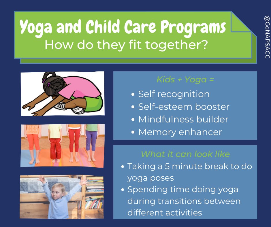 As #NationalYogaMonth comes to an end, you may be wondering how yoga can be a part of your child care program. We came up with a few ways below!