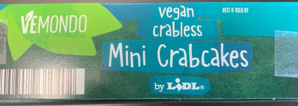 FDArecalls's tweet photo. Cuisine Innovations Unlimited, LLC Issues Allergy Alert on Undeclared Egg Yolks in “Vemondo Vegan Crabless Mini Crabcakes” by Lidl https://t.co/WWW0aernmF https://t.co/jmmeTDjQ0s